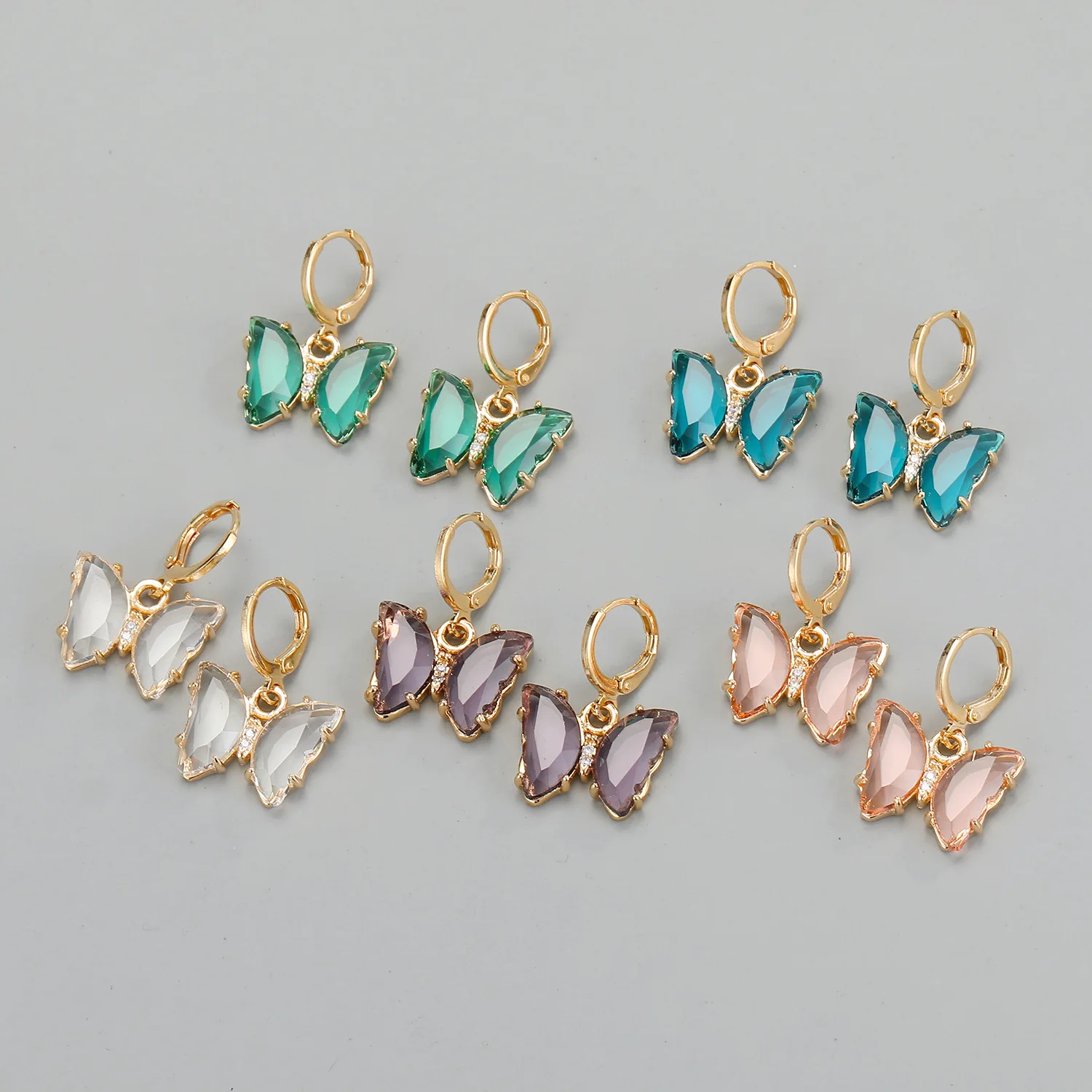 Exquisite Diamond-Studded Net Red Glass Butterfly Earrings Small Earrings Crystal Butterfly Small Earrings
Exquisite Diamond-Studded Net Red Glass Butterfly Earrings Small Earrings Crystal Butterfly Small Earrings