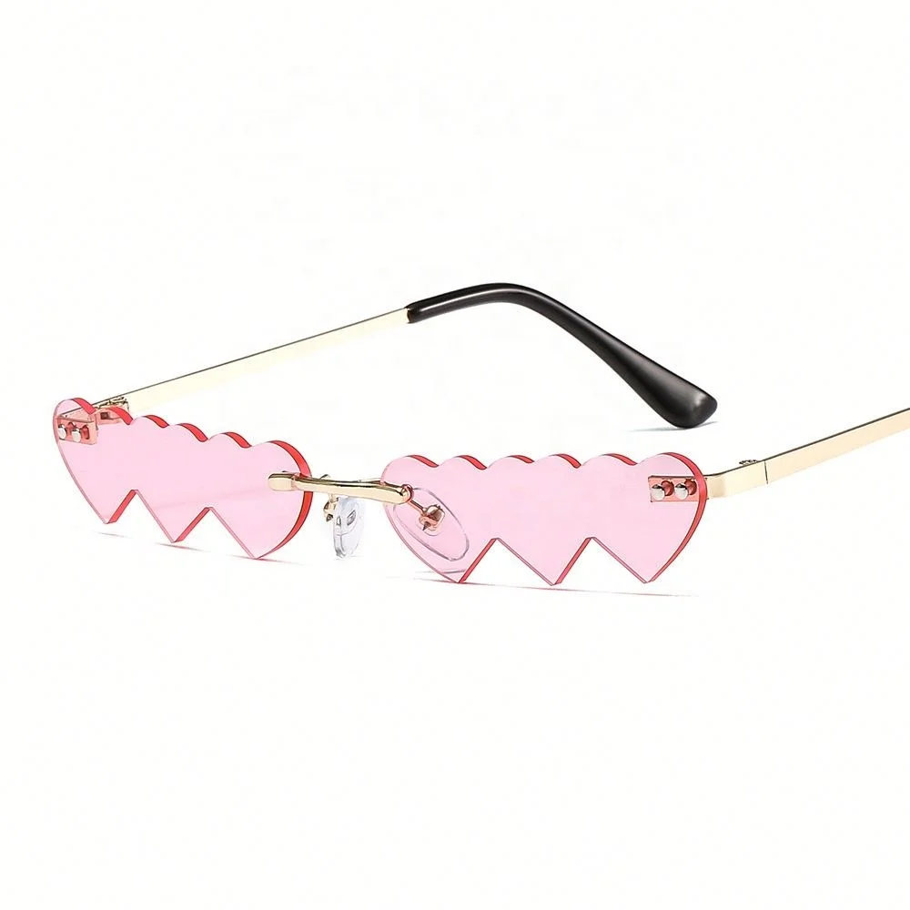 Wholesale Creative One-piece Love Sunglasses Party Prom Sunglasses For Ladies, Colors
Wholesale Creative One-piece Love Sunglasses Party Prom Sunglasses For Ladies, Colors