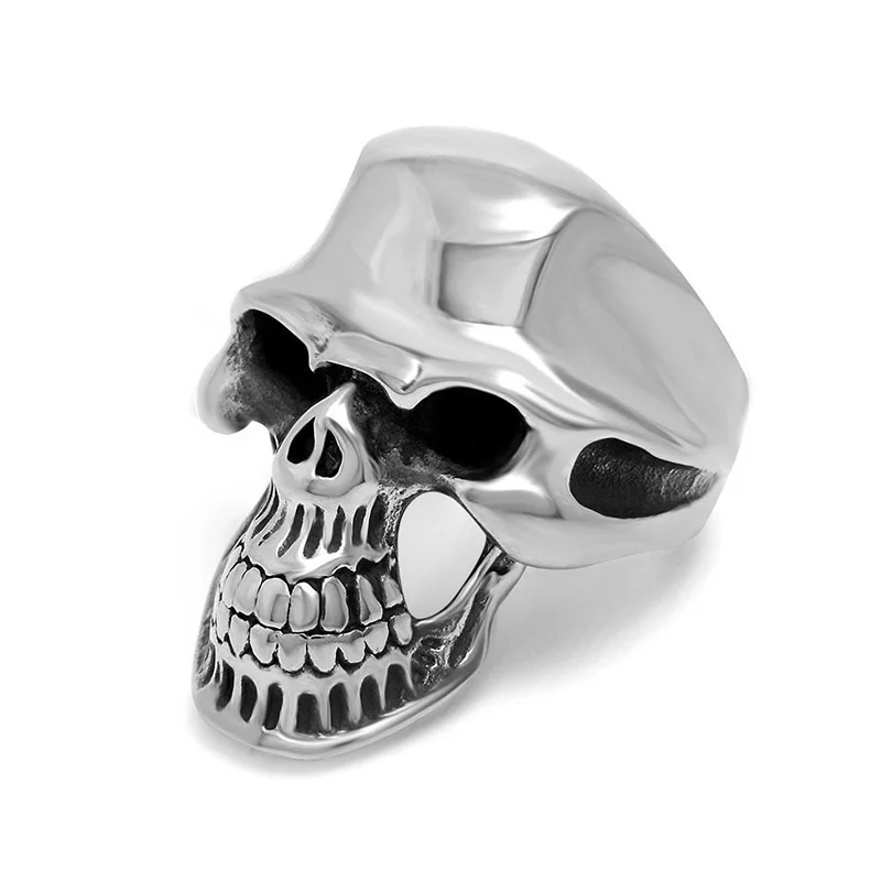 2021 Sailing Jewelry Retro skull Mens Ring Vampire skull Mens Ring Titanium Steel Skull Ring
2021 Sailing Jewelry Retro skull Mens Ring Vampire skull Mens Ring Titanium Steel Skull Ring
