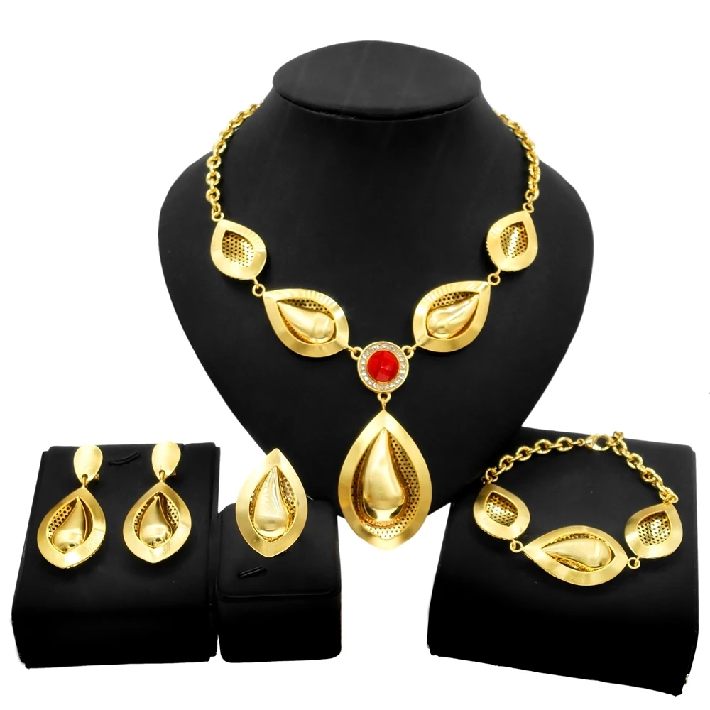 Yulaili Best Fashion Costume Accessories Necklace Set Hot Sale Women Exquisite Gold Plated Wholesale Spot Jewelry Set
Yulaili Best Fashion Costume Accessories Necklace Set Hot Sale Women Exquisite Gold Plated Wholesale Spot Jewelry Set