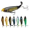 17G/10.5CM Fishing lures with propeller tractor Lure hard bait floating Shark shape pencil bait for outdoor fishing tackle