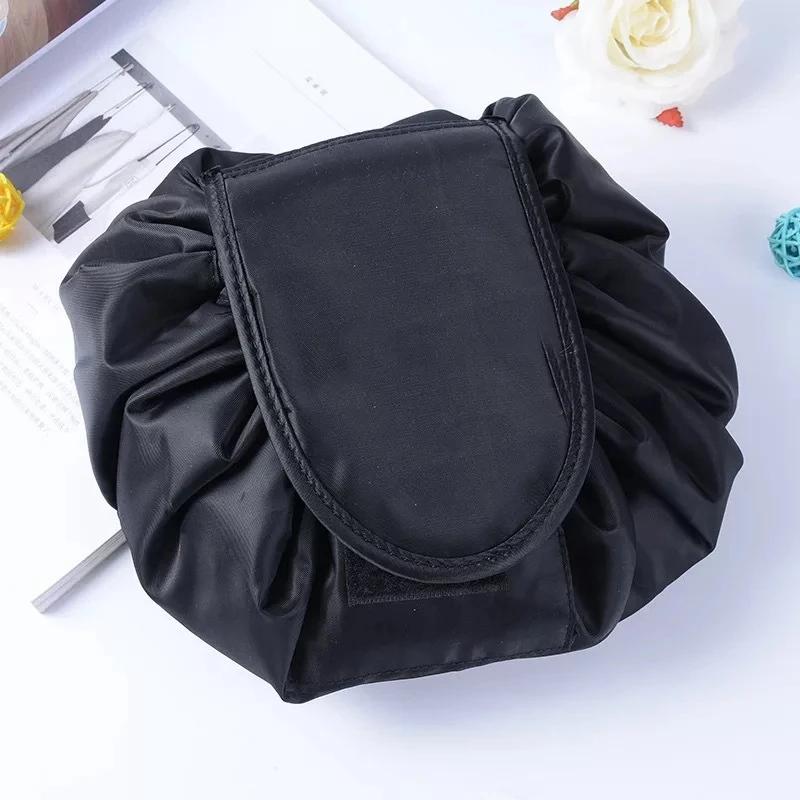 OEM Drawstring makeup bag Custom waterproof Lazy Drawstring Makeup Bag Round Foldable Makeup Bag
OEM Drawstring makeup bag Custom waterproof Lazy Drawstring Makeup Bag Round Foldable Makeup Bag