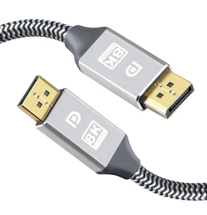 Ready to Ship Computer UHD DP Cable 1.4 Gold Plated Male Bare Copper 8K60Hz 4K144Hz Flat Displayport Kabel
Ready to Ship Computer UHD DP Cable 1.4 Gold Plated Male Bare Copper 8K60Hz 4K144Hz Flat Displayport Kabel