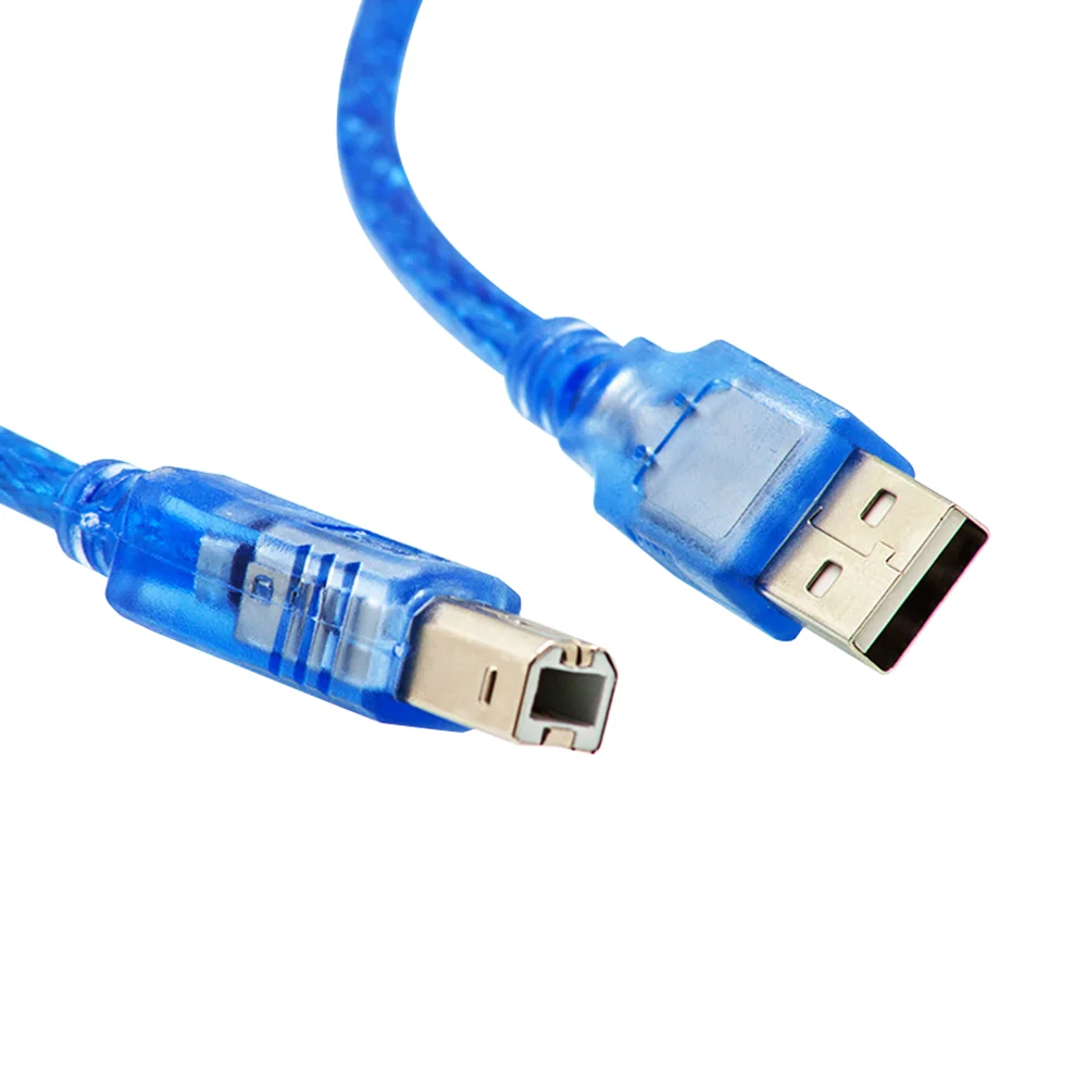 Factory Wholesale Transparent blue USB 2.0 A Male To B Male Printer Cable Usb Data A To B Usb Cable Printer
Factory Wholesale Transparent blue USB 2.0 A Male To B Male Printer Cable Usb Data A To B Usb Cable Printer