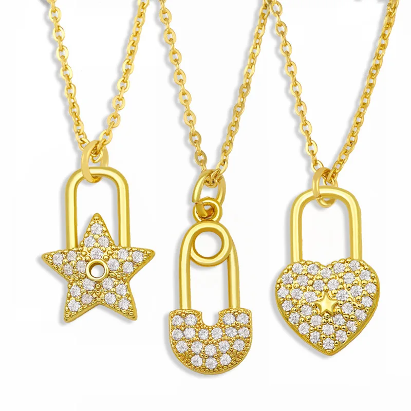 Key Lock Creative Fashion Diamond Lock Women Retro Wild Sweater Chain Necklace, Gilded
Key Lock Creative Fashion Diamond Lock Women Retro Wild Sweater Chain Necklace, Gilded