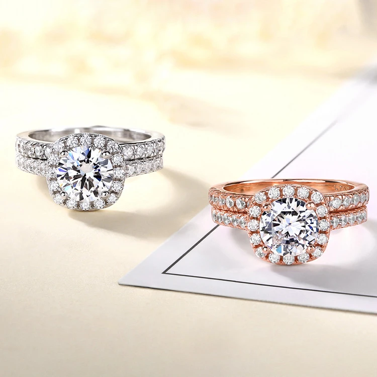 Custom Lady Ring Luxury Zircon Jewelry Women's Square Zircon Dainty Rings With 4 Prong
Custom Lady Ring Luxury Zircon Jewelry Women's Square Zircon Dainty Rings With 4 Prong