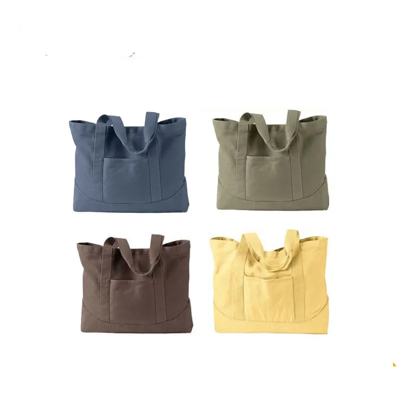 Eco Cotton Canvas Custom logo eco-friendly Tote Bag With Outside Pocket Cotton Canvas Tote Bag Custom logo
Eco Cotton Canvas Custom logo eco-friendly Tote Bag With Outside Pocket Cotton Canvas Tote Bag Custom logo