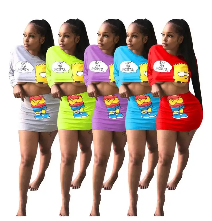 LLDRESS 21 New Arrival Spring Summer Ladies Two Piece Sets Solid Color Cartoon Dress Set Casual Skirt Women Clothing 2 Piece Set, Picture
LLDRESS 21 New Arrival Spring Summer Ladies Two Piece Sets Solid Color Cartoon Dress Set Casual Skirt Women Clothing 2 Piece Set, Picture