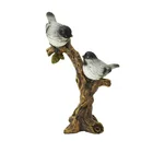 Handmade home decor sculpture bird figurines ornaments custom design realistic animal resin crafts