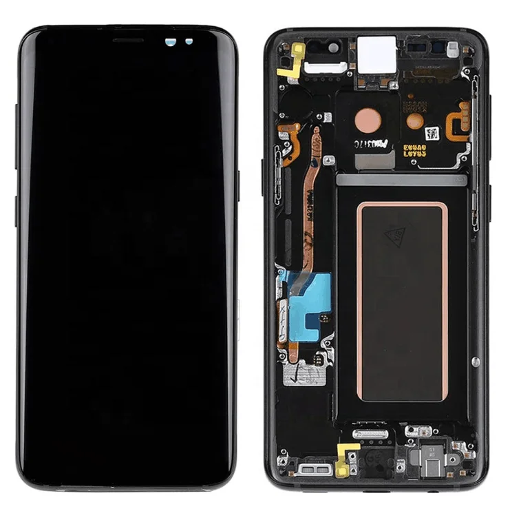 5.8 Inch Lcd Display Mobile Phone Screen For Samsung Galaxy S8 LCD Touch Screen Digitizer with frame, Black 
5.8 Inch Lcd Display Mobile Phone Screen For Samsung Galaxy S8 LCD Touch Screen Digitizer with frame, Black