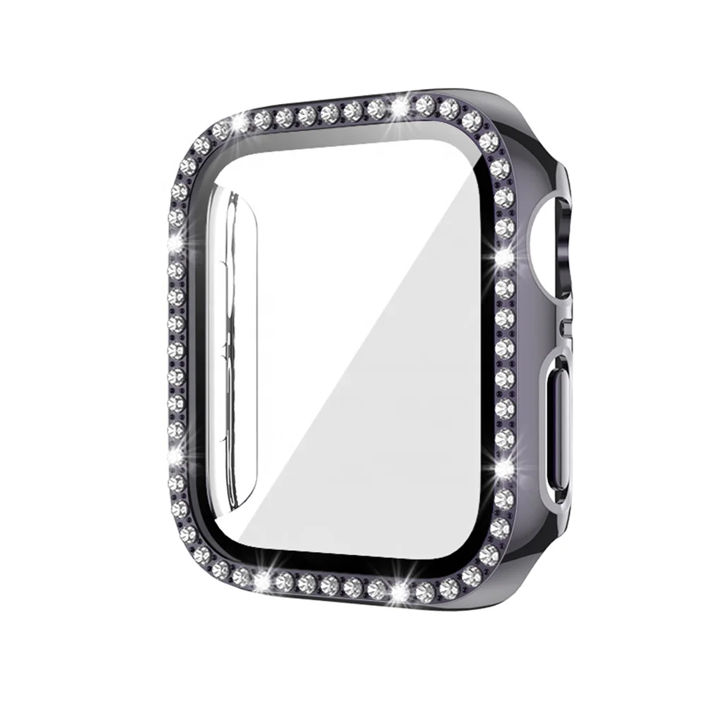 New Compatible with Apple Watch Case 40mm for iWatch Series 6 5 4 Bling Diamond Protective Cover for 38mm, Customized
New Compatible with Apple Watch Case 40mm for iWatch Series 6 5 4 Bling Diamond Protective Cover for 38mm, Customized