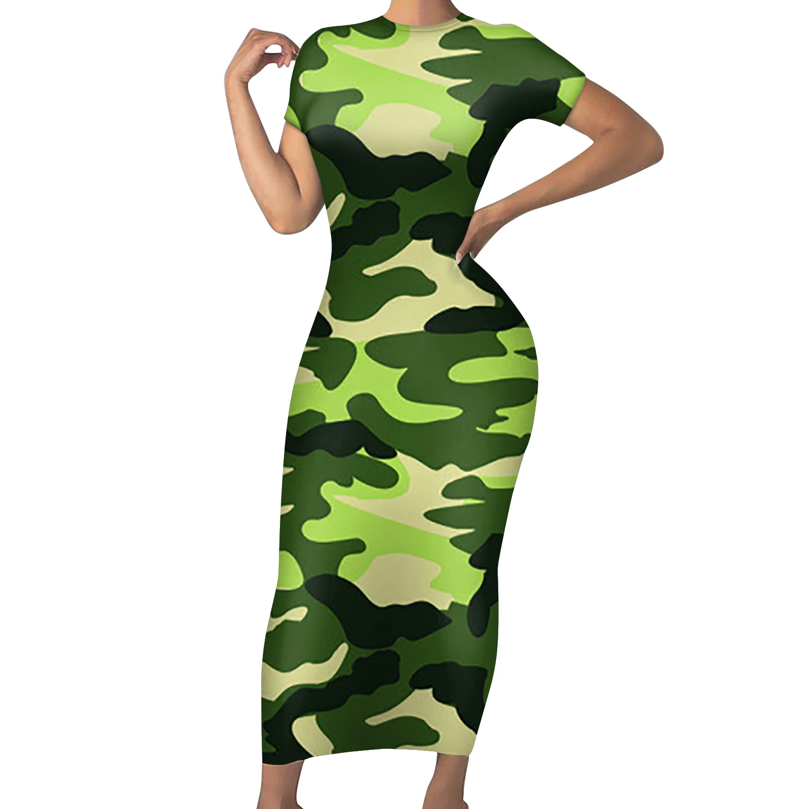 7 Days Quick Proofing New Arrival Camouflage Pattern Printing Slim Short Sleeve Slim Maxi Women Long Sexy Dress Ladies Dress, Customized color
7 Days Quick Proofing New Arrival Camouflage Pattern Printing Slim Short Sleeve Slim Maxi Women Long Sexy Dress Ladies Dress, Customized color