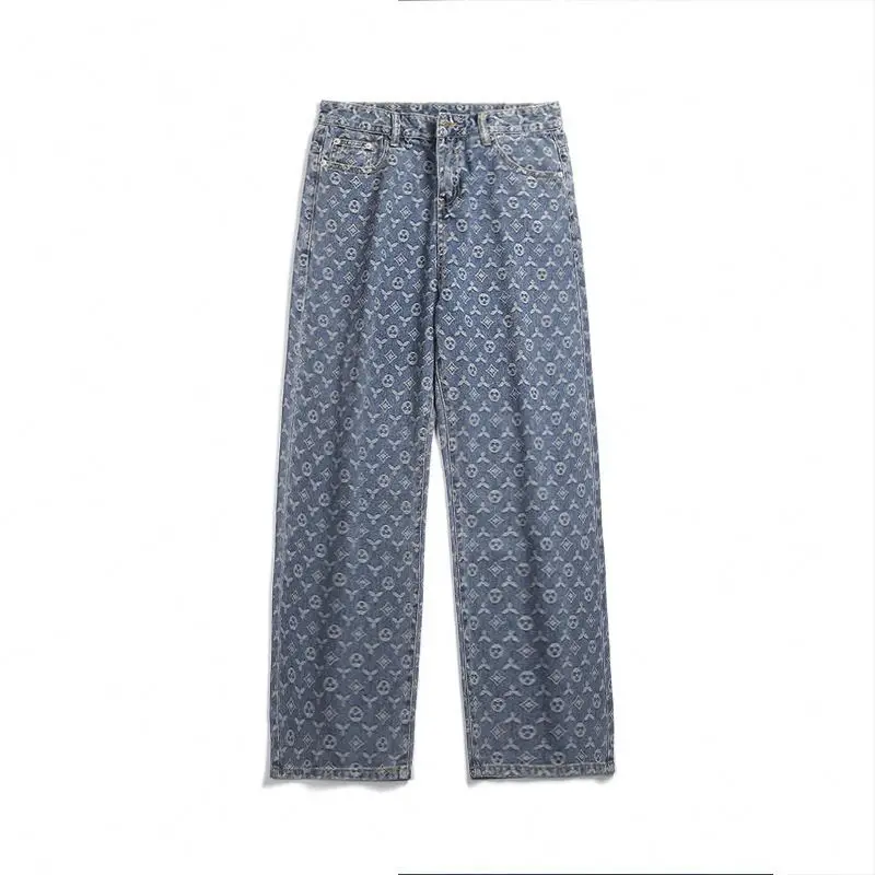 Fashion Street Wear barrel lifting pattern Wide Legs High Quality Cotton Retro Jeans Pants New Style Men'S Trousers
Fashion Street Wear barrel lifting pattern Wide Legs High Quality Cotton Retro Jeans Pants New Style Men'S Trousers