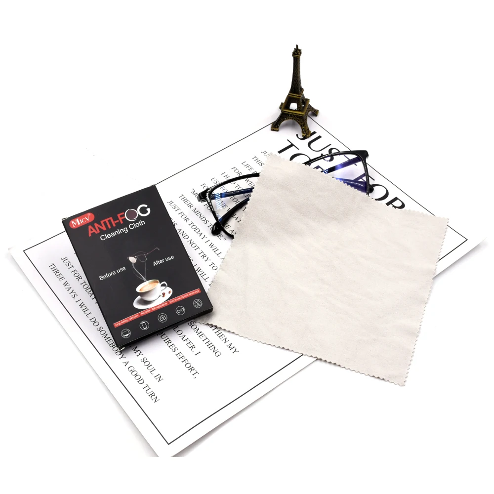 Anti-fog Cleaning Wipe Cloth Living Room for Optical Lens Glasses Sunglasses Easter Day Graduation Stocked Soft and Light Suede, Grey or customized
Anti-fog Cleaning Wipe Cloth Living Room for Optical Lens Glasses Sunglasses Easter Day Graduation Stocked Soft and Light Suede, Grey or customized