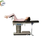Popular used hospital equipment electric surgical operating table with battery and double remote controller is optional