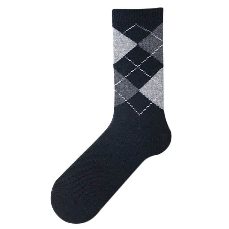 Autumn Winter Diamond Boneless Male British Style Men's Socks Medium Tube Socks Cotton Socks
Autumn Winter Diamond Boneless Male British Style Men's Socks Medium Tube Socks Cotton Socks