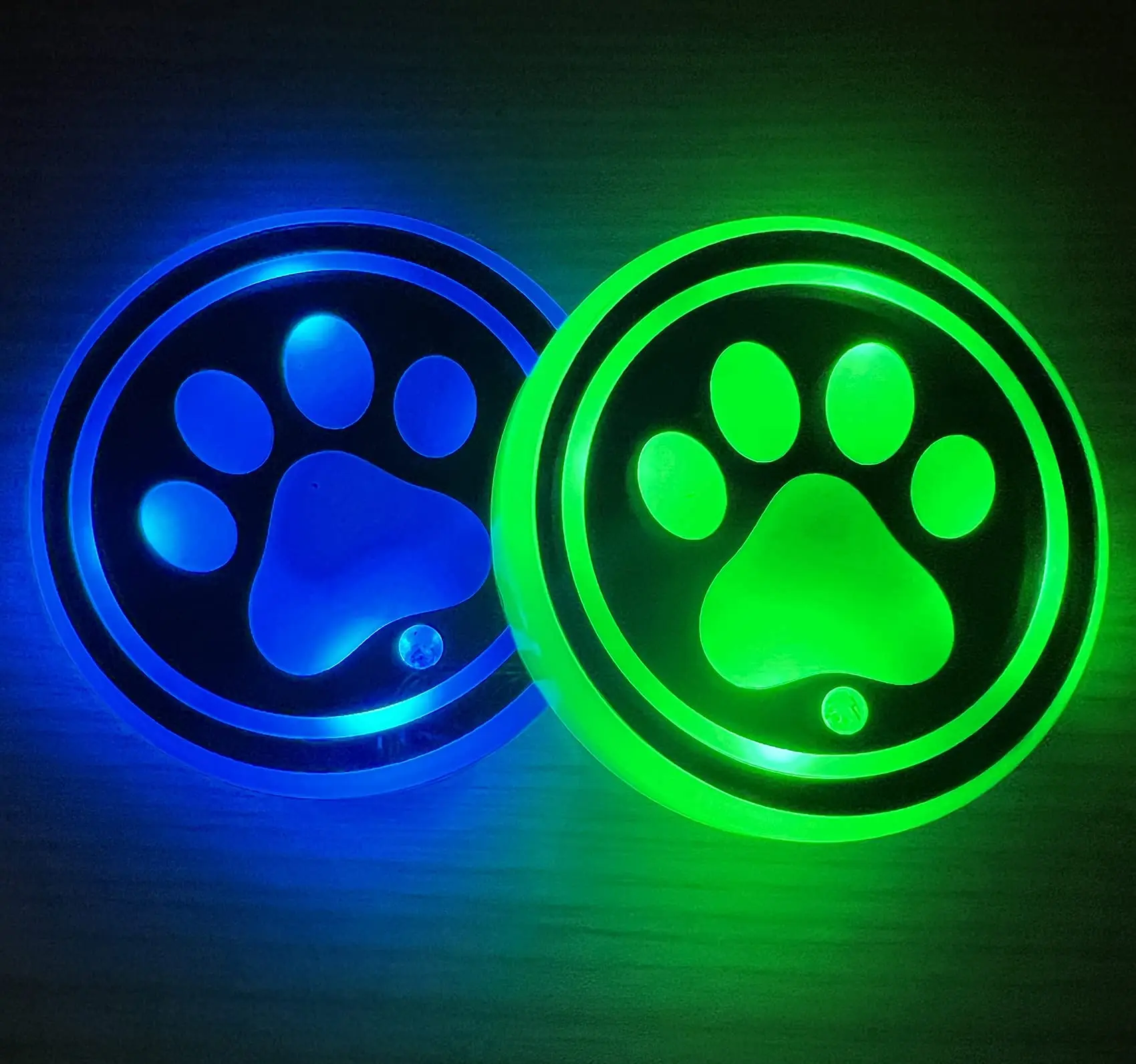 Custom Logo Car Cup Holder led Lights with 7 Colors USB Charging Mat Cup Pad Coaster Insert LED Interior Atmosphere Lamps
Custom Logo Car Cup Holder led Lights with 7 Colors USB Charging Mat Cup Pad Coaster Insert LED Interior Atmosphere Lamps