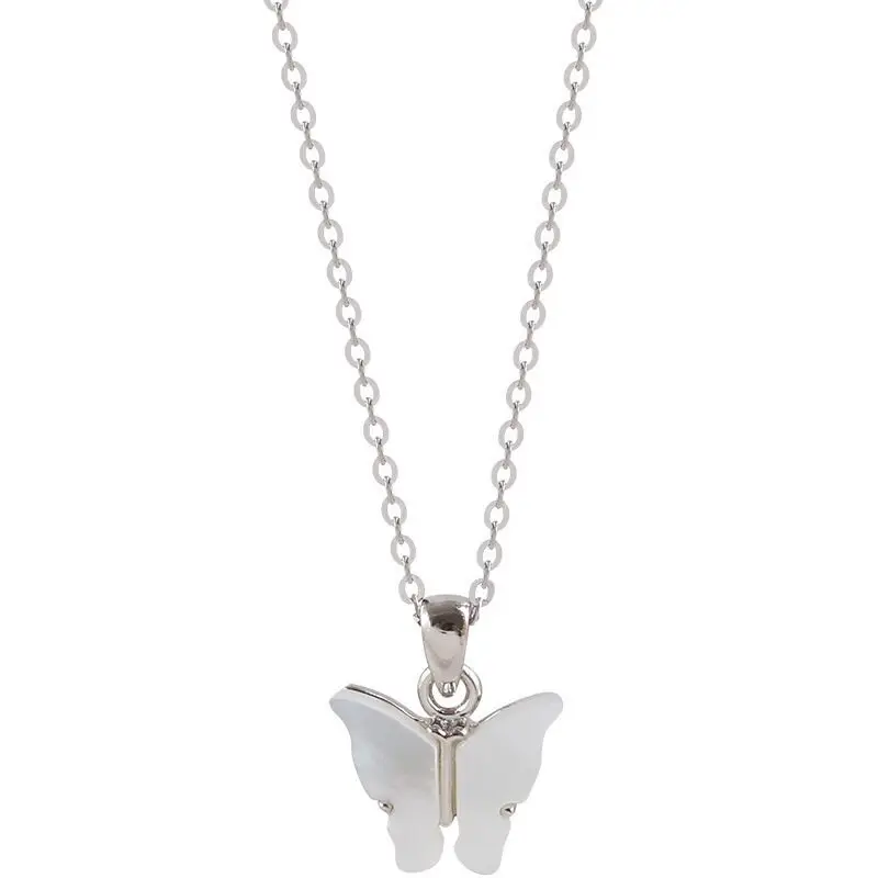 ROMANTIC High Quality Minimalist 925 Sterling Silver Small Butterfly Necklaces 
ROMANTIC High Quality Minimalist 925 Sterling Silver Small Butterfly Necklaces
