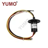 YUMO high quality electrical connectors SR022-4P 4 rings 10A alternator rotary joint capsule conductive slip ring