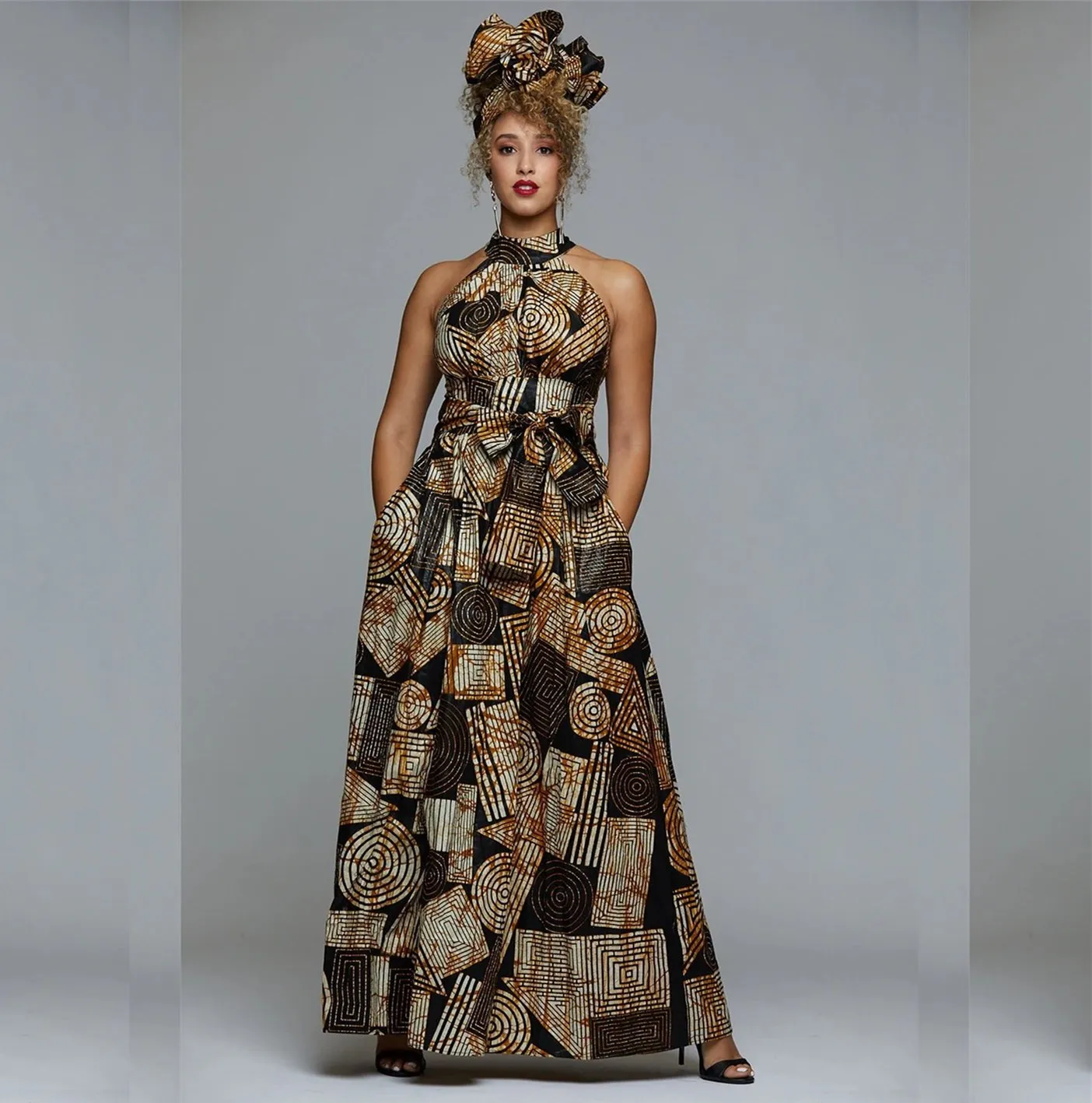 2021 Summer African Clothes Kitenge Dress Design Women African Boubou Floral Printed Sleeveless Casual Dress african dresses
2021 Summer African Clothes Kitenge Dress Design Women African Boubou Floral Printed Sleeveless Casual Dress african dresses