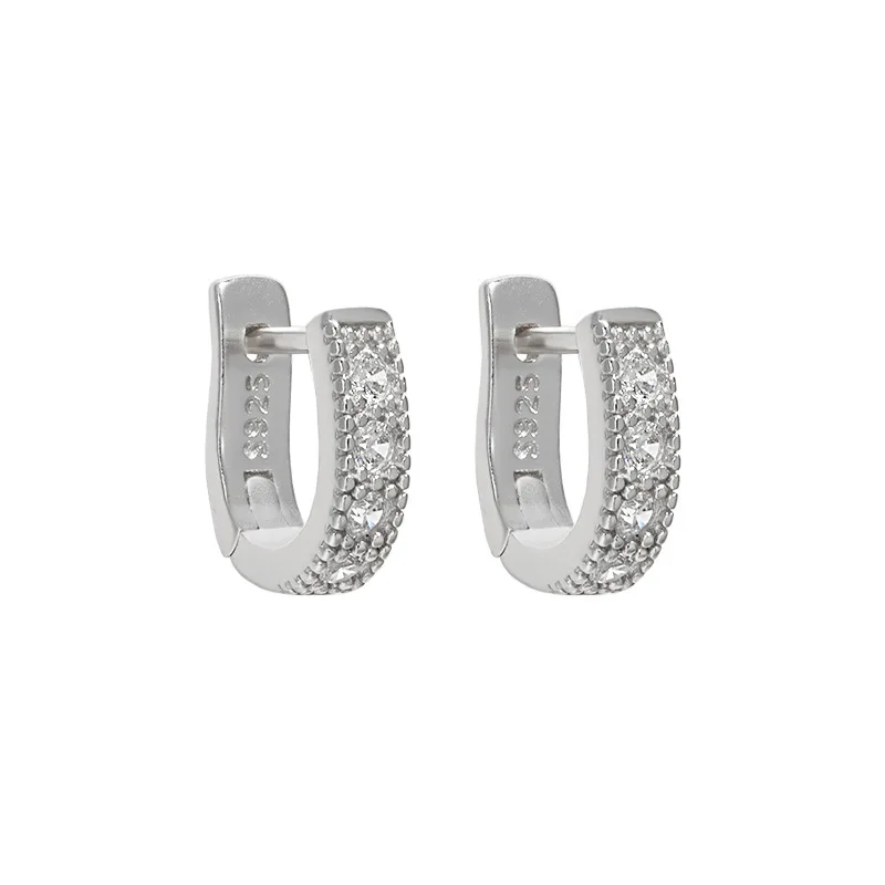 VIANRLA 925 Sterling Silver Jewelry Earrings 18k Gold Plated Trendy Hoop Zircon Earring For Women Free Laser Logo Wholesale
VIANRLA 925 Sterling Silver Jewelry Earrings 18k Gold Plated Trendy Hoop Zircon Earring For Women Free Laser Logo Wholesale
