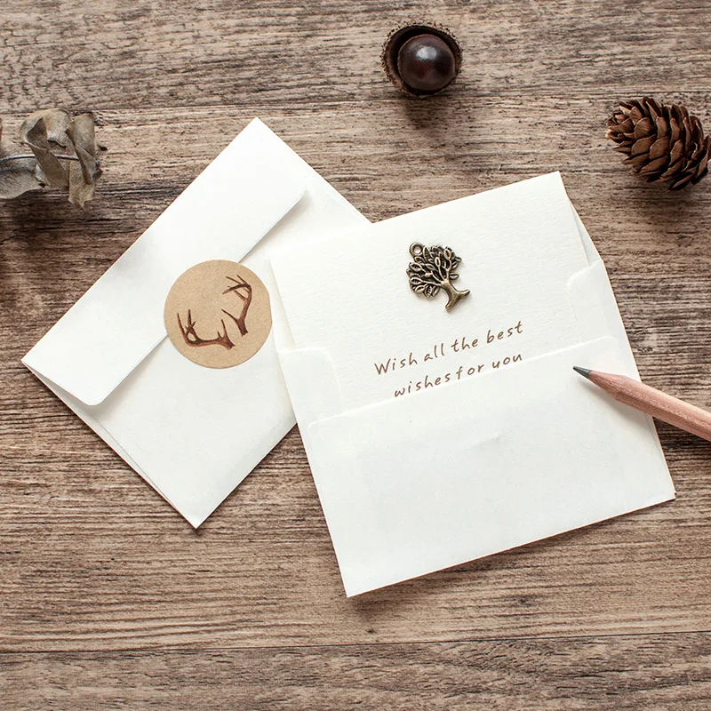 custom thank you greeting card pack with logo