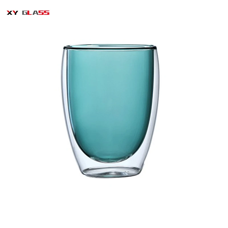 high quality clear colourful borosilicate double wall glass coffee cup, Customized
high quality clear colourful borosilicate double wall glass coffee cup, Customized