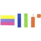 Set Pen Set Pen Building Blocks Shaped Mini Building Bricks Bulk Marker Set Multi Color Highlighter Pen