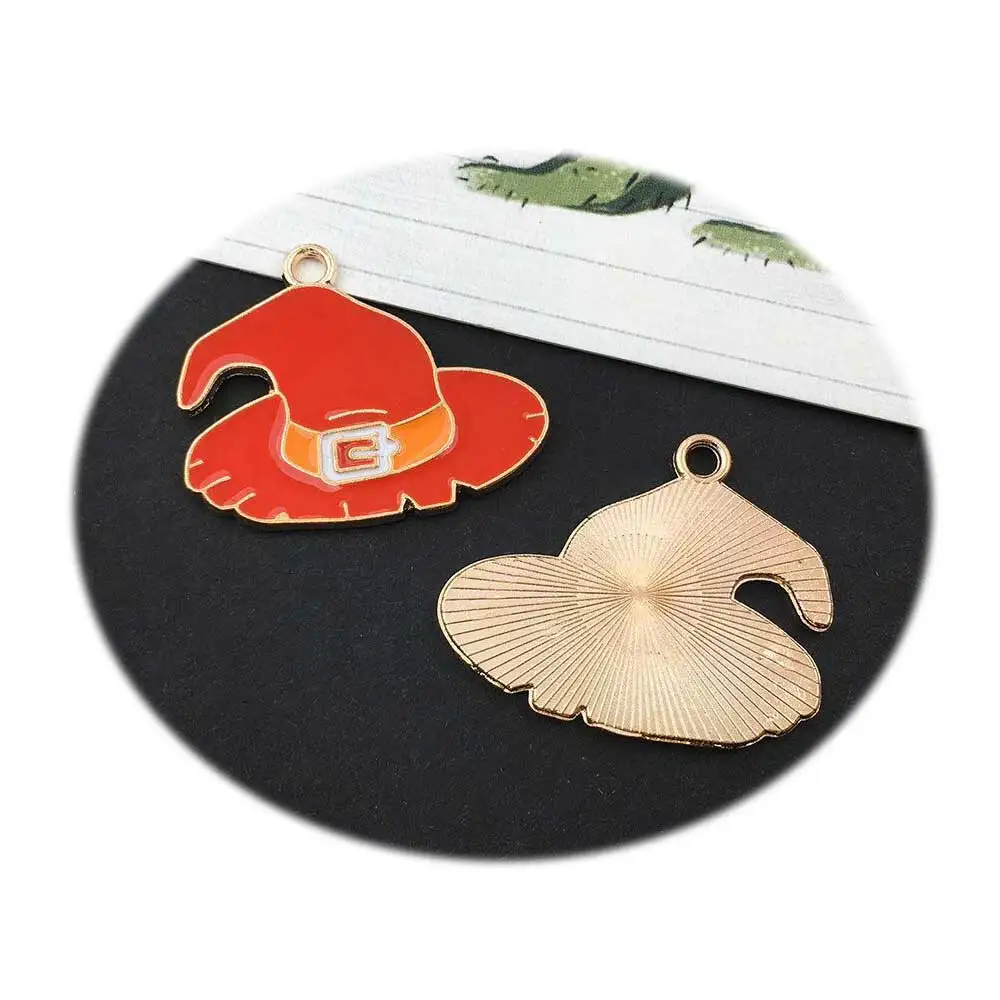 Halloween Gold Lined Letter C Red Magic Hat Ornament Metal Enamel Pendants for DIY Decoration, Same as photo
Halloween Gold Lined Letter C Red Magic Hat Ornament Metal Enamel Pendants for DIY Decoration, Same as photo