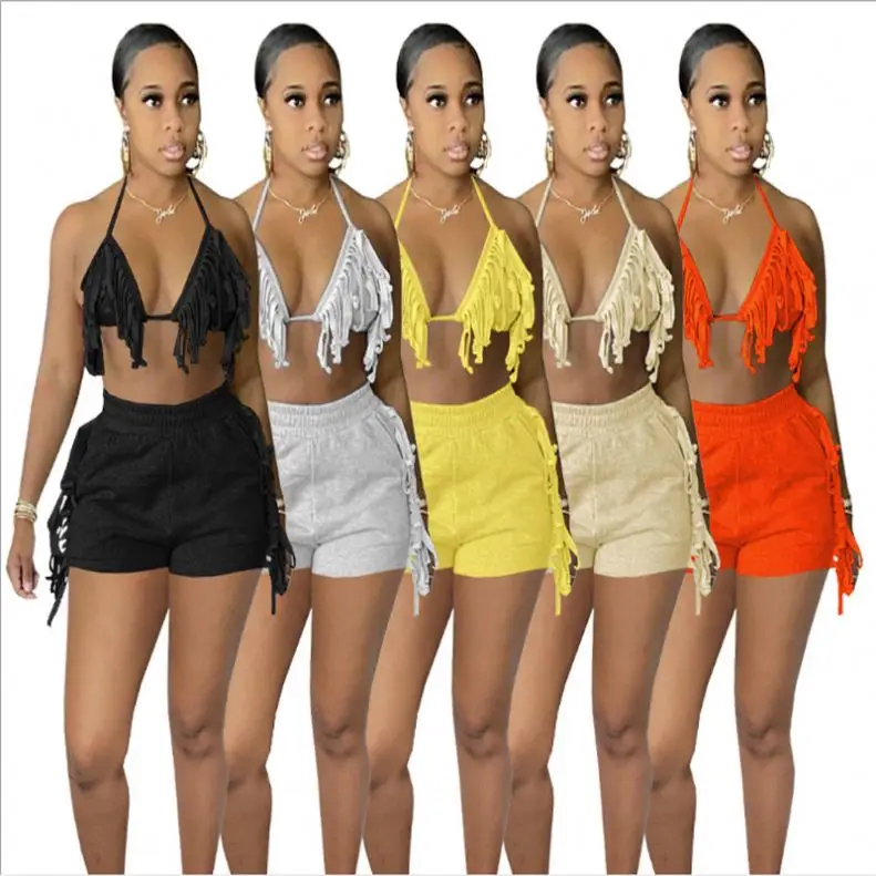 2021 Women Two Piece Biker Short Pant Sets Clothing Summer Bikini Tops Tracksuits 2 Piece Pant Trousers Sets TTY001
2021 Women Two Piece Biker Short Pant Sets Clothing Summer Bikini Tops Tracksuits 2 Piece Pant Trousers Sets TTY001