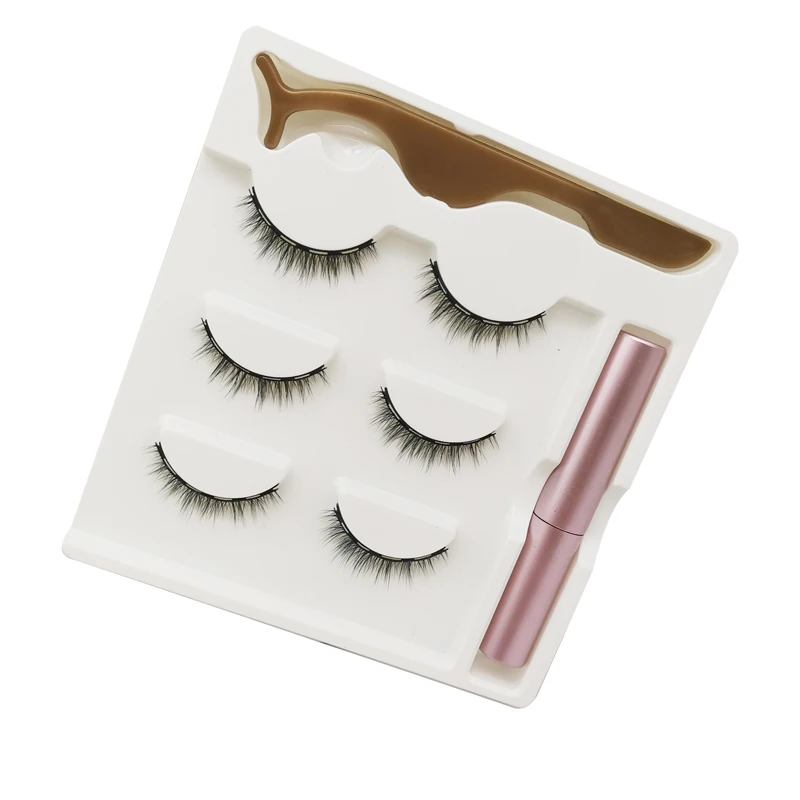 Magnetic liner false lashes set eyelashes false lashes multiple pairs, Natural black
Magnetic liner false lashes set eyelashes false lashes multiple pairs, Natural black