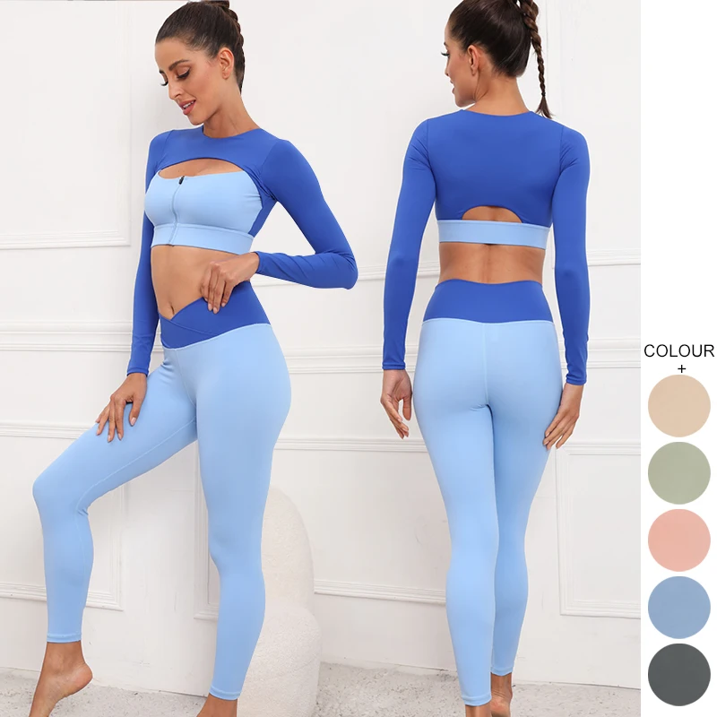 Ladies Plus Size Workout Clothing Long Sleeve Crop Top & Leggings Women Gym Wear Fitness Yoga Set
Ladies Plus Size Workout Clothing Long Sleeve Crop Top & Leggings Women Gym Wear Fitness Yoga Set