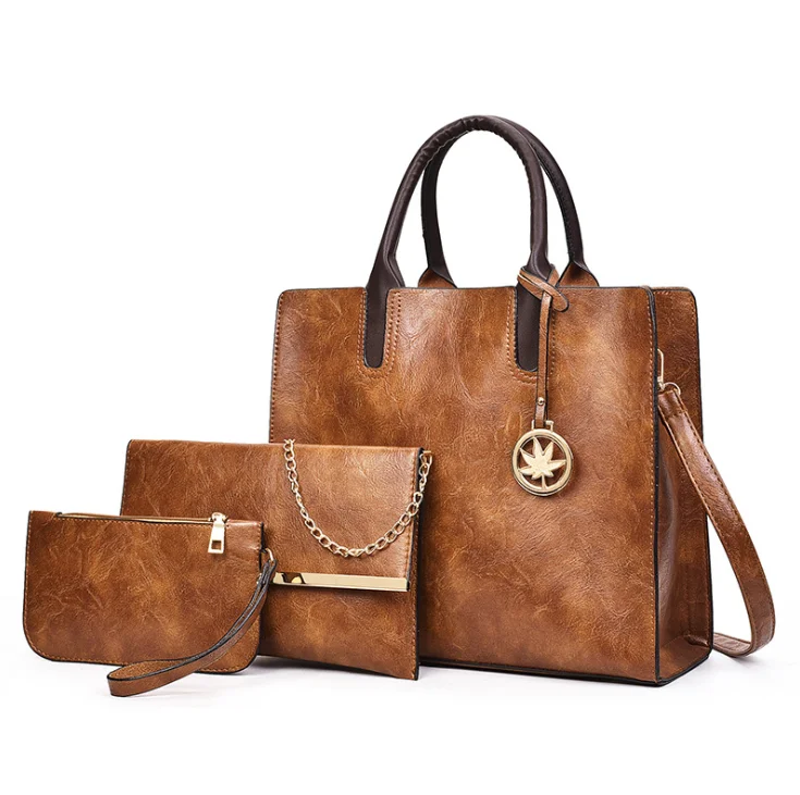 wholesale custom high quality stylish new hand bag sets ladies fashion large bags women handbags 3pcs set, Customizable
wholesale custom high quality stylish new hand bag sets ladies fashion large bags women handbags 3pcs set, Customizable