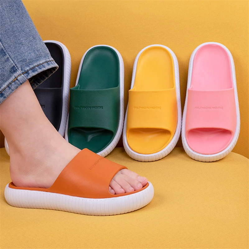 New EVA Slippers Women Bathroom Shoes Slides Anti-slip Summer Soft Indoor Home Slippers Household Bath Sandals Men
New EVA Slippers Women Bathroom Shoes Slides Anti-slip Summer Soft Indoor Home Slippers Household Bath Sandals Men
