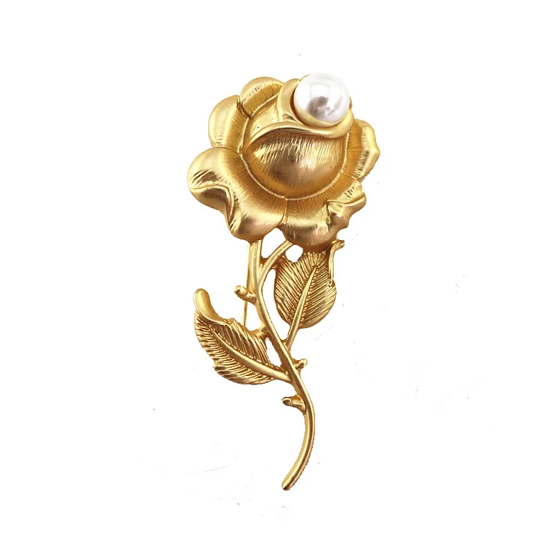 2021 Women Lady Imitation Pearl Metal Zinc Alloy Fashion Jewelry Gold Rose Flower Jewelry Brooch
2021 Women Lady Imitation Pearl Metal Zinc Alloy Fashion Jewelry Gold Rose Flower Jewelry Brooch