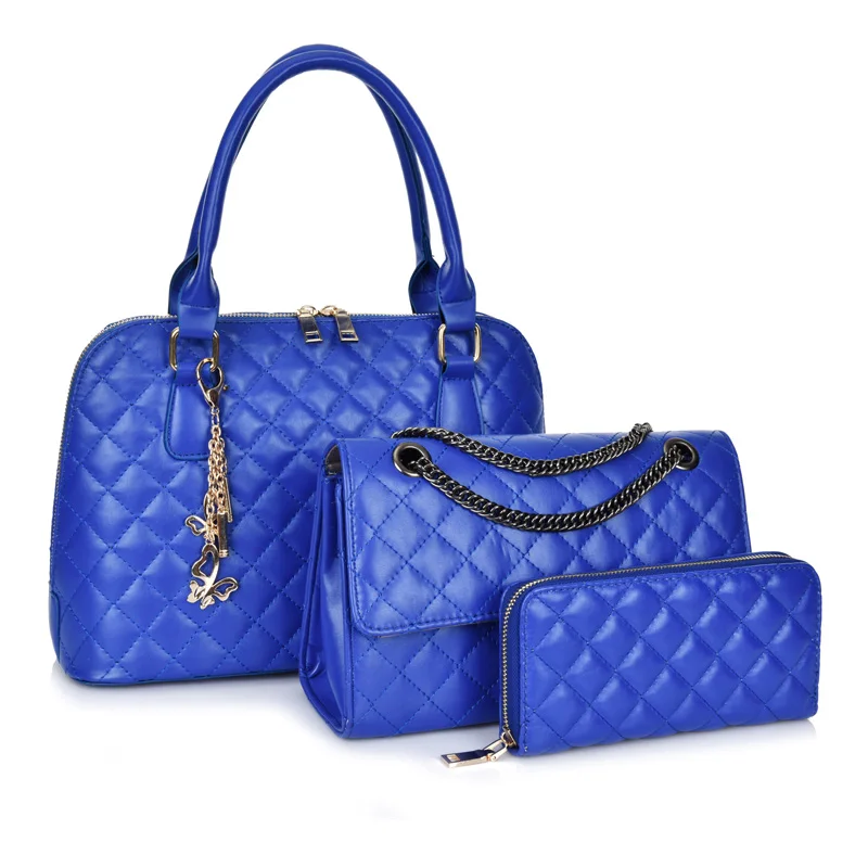 Large capacity PU leather 3 in 1 women purses handbags ladies handbag sets, Black white golden blue
Large capacity PU leather 3 in 1 women purses handbags ladies handbag sets, Black white golden blue