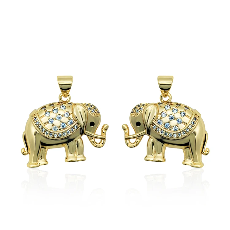 Lotus new design 18K gold pendant elephant necklace CZ elephant pendant, Gold /silver
Lotus new design 18K gold pendant elephant necklace CZ elephant pendant, Gold /silver