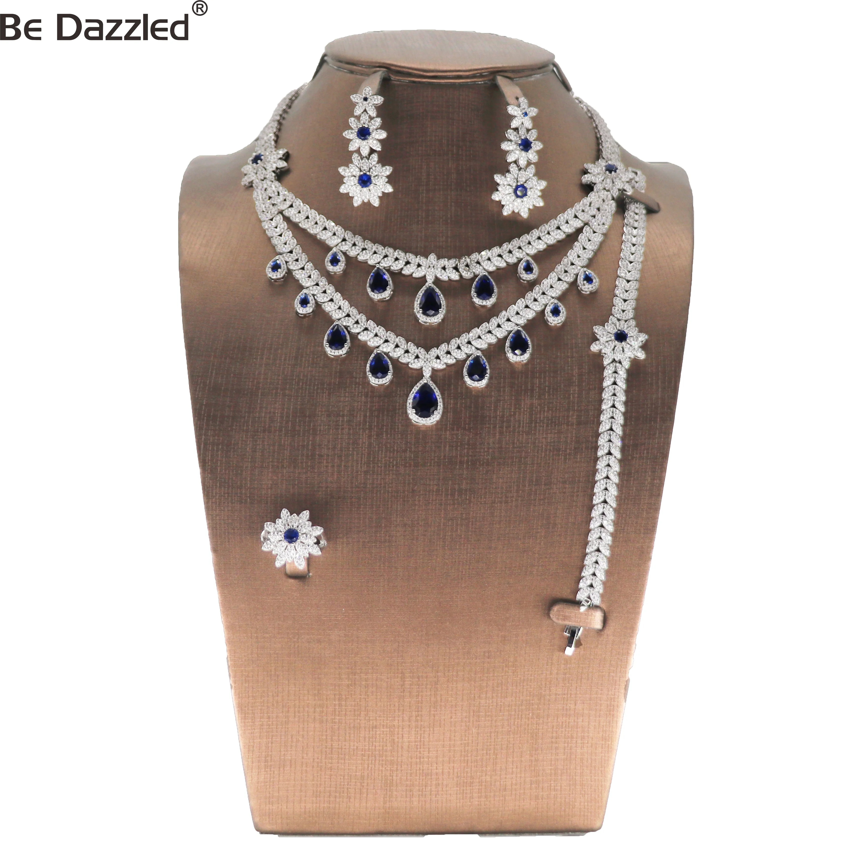 Luxury Exquisite Prom Women Blue Stone Cubic Zirconia Necklace Earrings Charm Pageant Jewelry Bridal Wedding Jewelry Set
Luxury Exquisite Prom Women Blue Stone Cubic Zirconia Necklace Earrings Charm Pageant Jewelry Bridal Wedding Jewelry Set