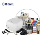 high quality waterproof aluminium software godex thermal barcode sticker color label printer