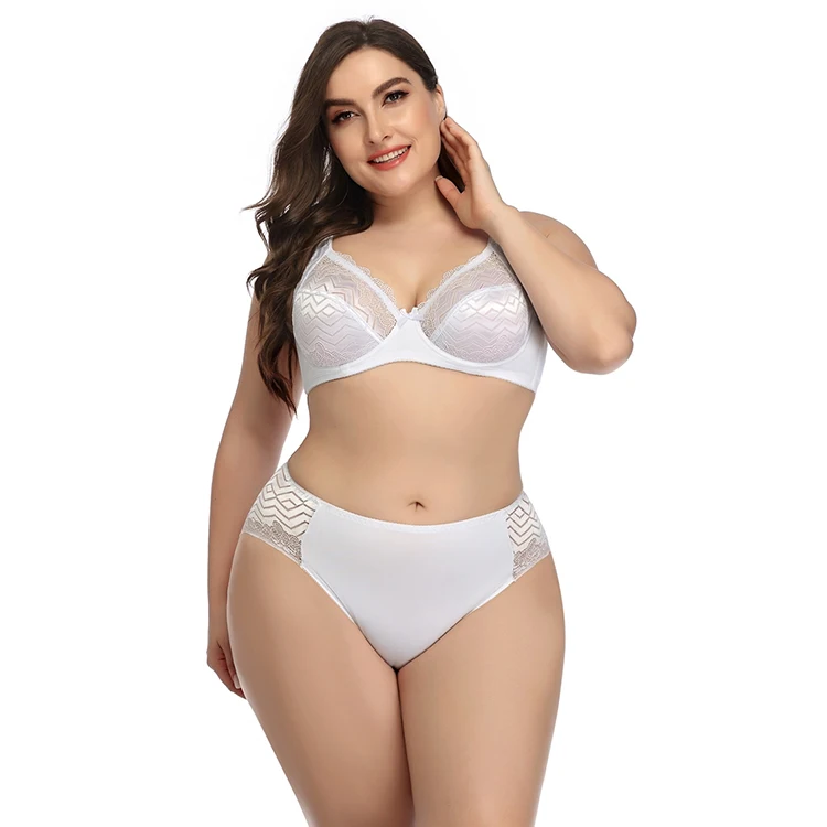 Large Sexy Thin Sexy Comfortable and Breathable Big Cup Plus Size Lace Bra & Brief Set, White, beige, black, blue-gray, brown, bean paste
Large Sexy Thin Sexy Comfortable and Breathable Big Cup Plus Size Lace Bra & Brief Set, White, beige, black, blue-gray, brown, bean paste
