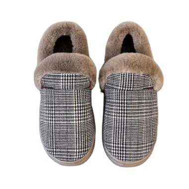 Classic stripe design men and women winter indoor and outdoor non-slip comfortable rubber bottom plush slippers
Classic stripe design men and women winter indoor and outdoor non-slip comfortable rubber bottom plush slippers