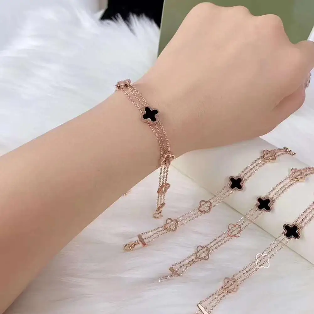 Hollow Flower Multi-Layer Adjustable Charm Bangle Easy Match for Women& Girl Bracelet
Hollow Flower Multi-Layer Adjustable Charm Bangle Easy Match for Women& Girl Bracelet