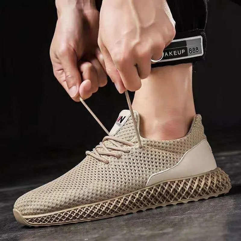 Lightweight flying woven breathable casual large size sneakers custom LOGO
Lightweight flying woven breathable casual large size sneakers custom LOGO