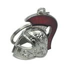 Customized Metal Zinc Alloy Silver Copper Mini 3D Hot Game Weapon Pan Helmet Gun Mobile Phone Keychain