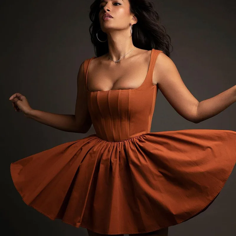 Casual Elegant French Dress Women Clothes Sleeveless U Neck Mature Girls Mini Dresses sexy Party Club A Line Dress For Women
Casual Elegant French Dress Women Clothes Sleeveless U Neck Mature Girls Mini Dresses sexy Party Club A Line Dress For Women