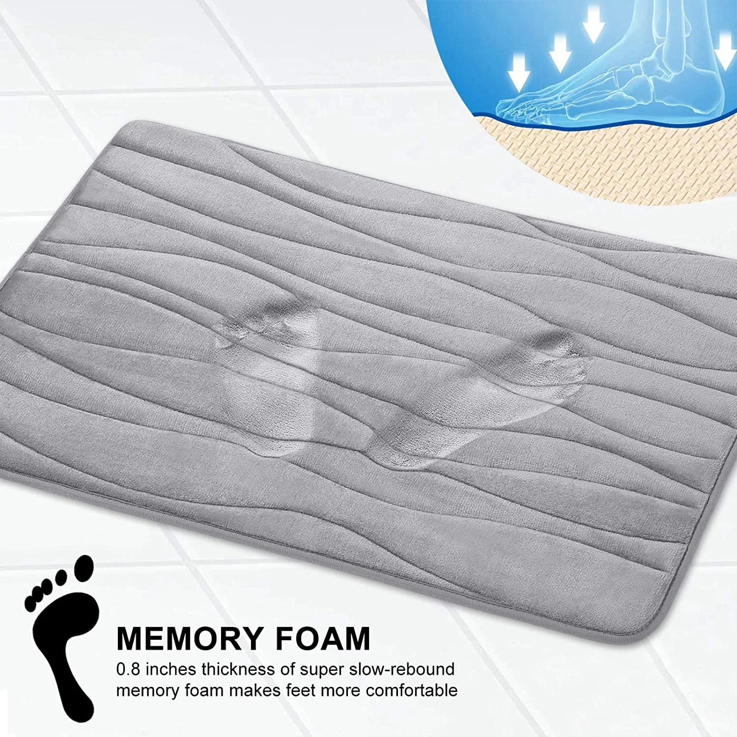 embroidery flannel fleece floor mat wave pattern anti-slip bathroom door mat rug water absorb memory foam bath mat sets, Customized
embroidery flannel fleece floor mat wave pattern anti-slip bathroom door mat rug water absorb memory foam bath mat sets, Customized