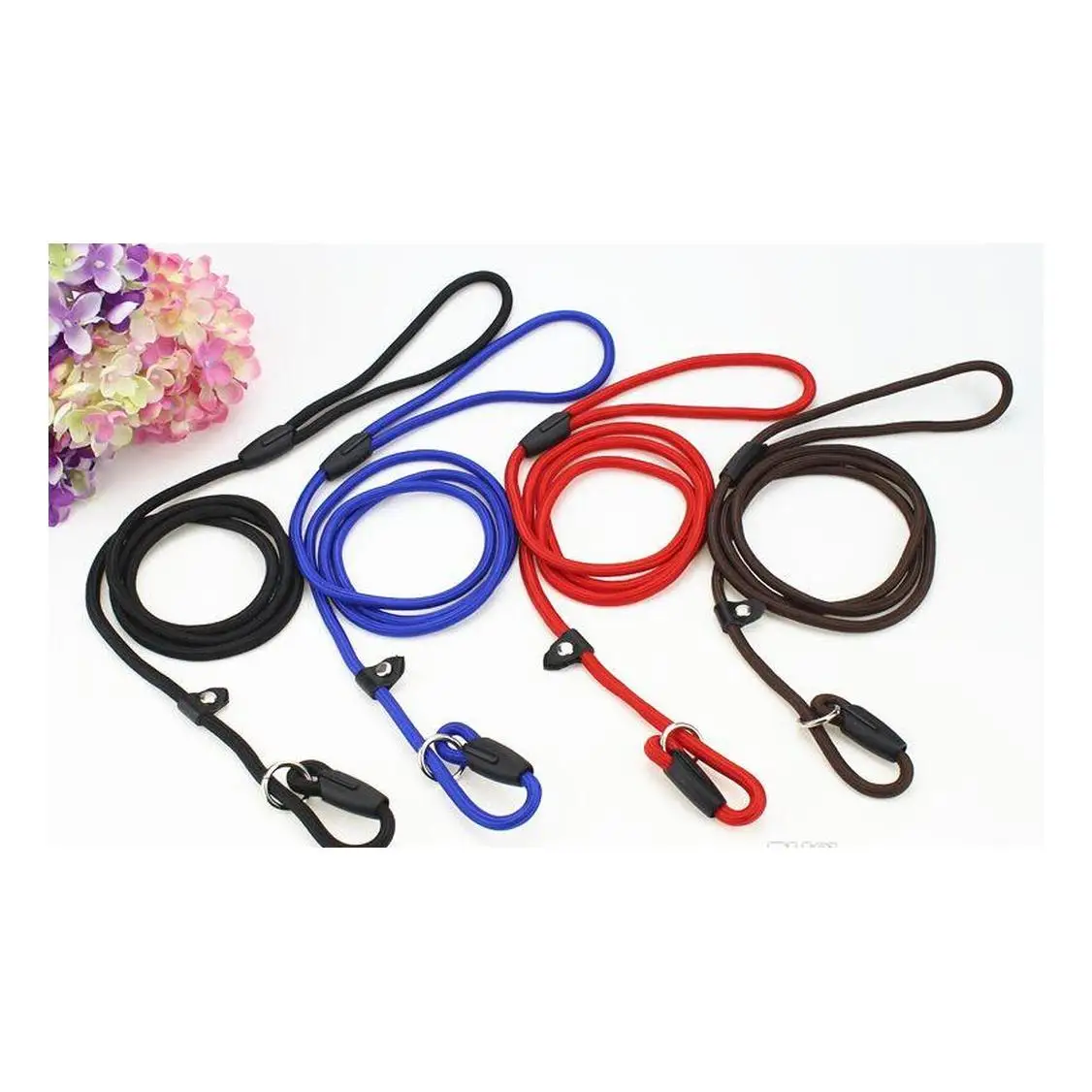 4 Color Nylon Rope Dog Whisperer Cesar Millan Style Slip Training Leash Lead And Collar Red Blue Black Coffee Colors
4 Color Nylon Rope Dog Whisperer Cesar Millan Style Slip Training Leash Lead And Collar Red Blue Black Coffee Colors
