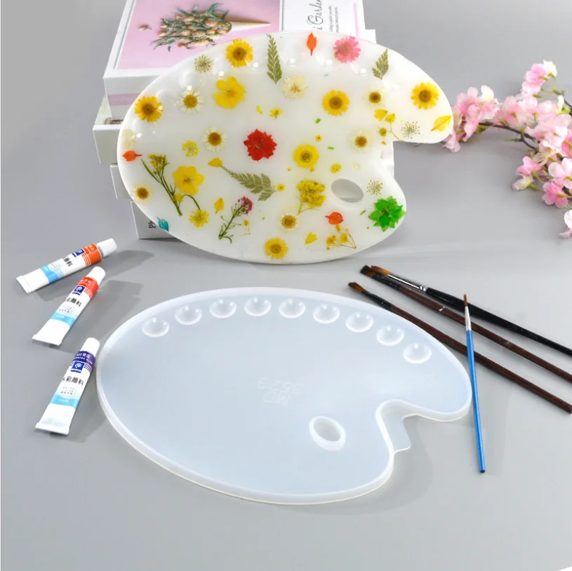 LOVE'N LV680T Flower card palette die DIY glue dropping die mirror painting board dry flower art palette silicone resin mold
LOVE'N LV680T Flower card palette die DIY glue dropping die mirror painting board dry flower art palette silicone resin mold