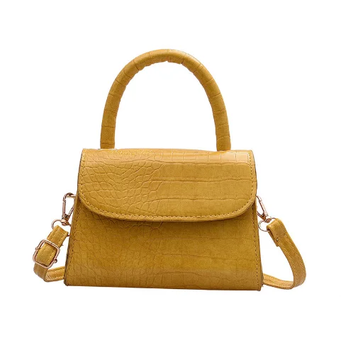2021 new messenger bag women's simple trend small square bag crocodile pattern portable shoulder bag, Customized color
2021 new messenger bag women's simple trend small square bag crocodile pattern portable shoulder bag, Customized color