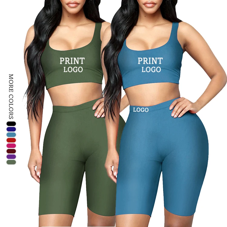 Dropshipping Sleeveless Crop Top High Waist Workout Clothing Fitness Wear Women Yoga Short Sets, As shown
Dropshipping Sleeveless Crop Top High Waist Workout Clothing Fitness Wear Women Yoga Short Sets, As shown